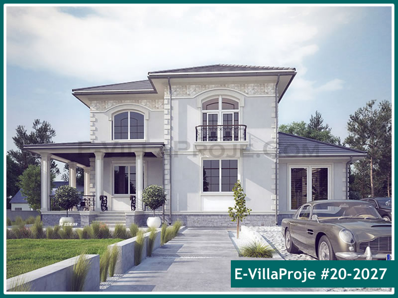 CKV-20-2027 265 m2 5+1 2 Katlı (Dubleks) Çelik Konstrüksiyon Villa Modeli