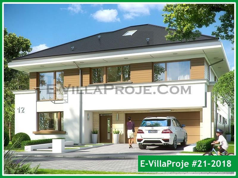 CKV-21-2018 265 m2 5+1 2 Katlı (Dubleks) Çelik Konstrüksiyon Villa Modeli