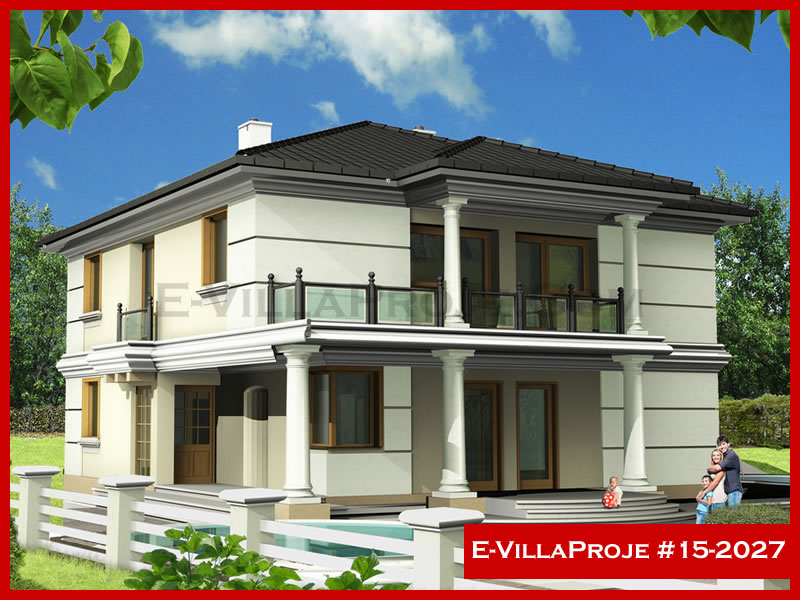 CKV-15-2027 266 m2 5+1 2 Katlı (Dubleks) Çelik Konstrüksiyon Villa Modeli