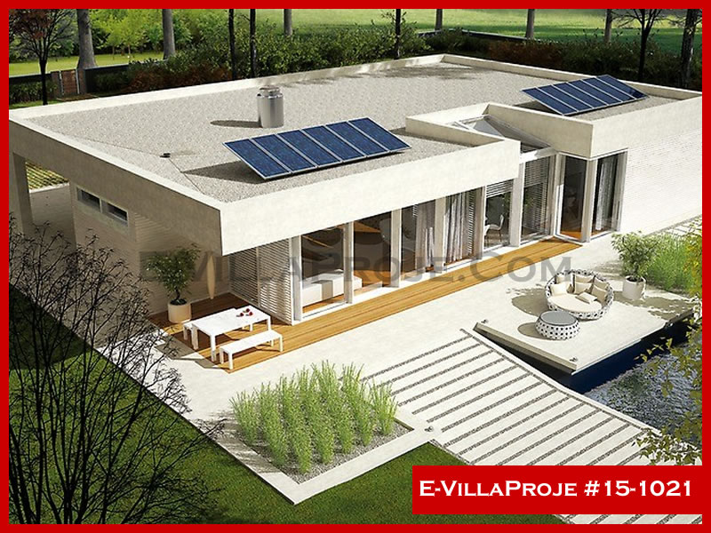CKV-15-1021 267 m2 5+1 Tek Katlı Çelik Konstrüksiyon Villa Modeli