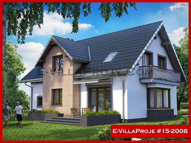 CKV-15-2008 270 m2 5+1 2 Katlı (Dubleks) Çelik Konstrüksiyon Villa Modeli
