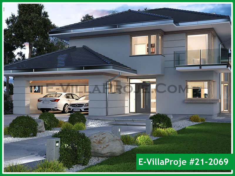 CKV-21-2069 270 m2 5+1 2 Katlı (Dubleks) Çelik Konstrüksiyon Villa Modeli