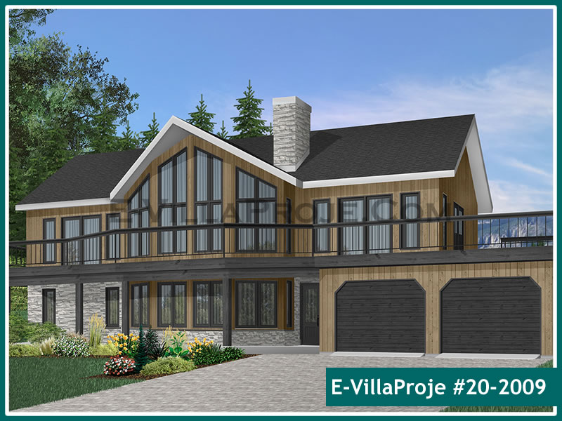 CKV-20-2009 279 m2 5+1 2 Katlı (Dubleks) Çelik Konstrüksiyon Villa Modeli