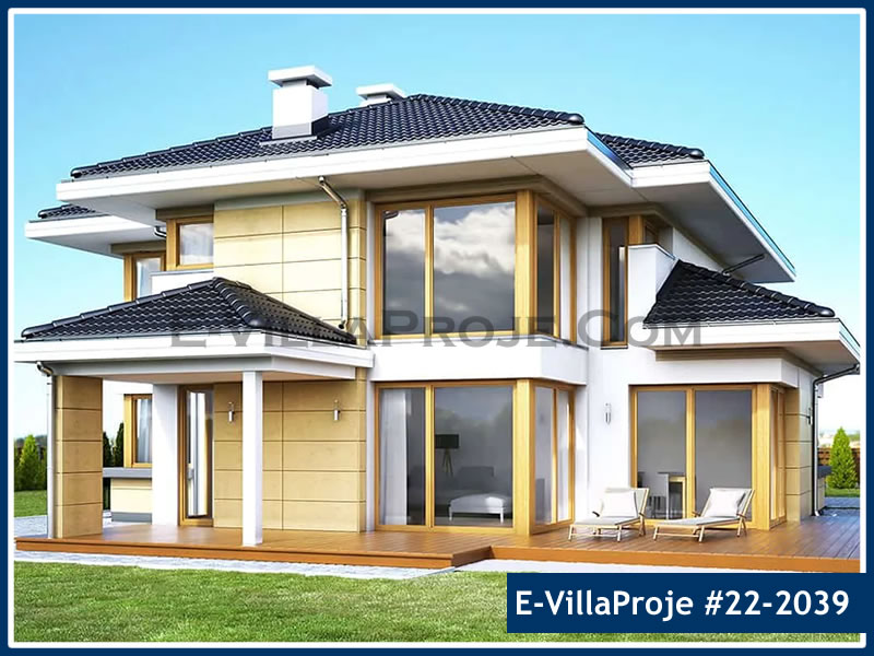 CKV-22-2039 279 m2 5+1 2 Katlı (Dubleks) Çelik Konstrüksiyon Villa Modeli
