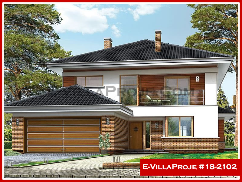 CKV-18-2102 280 m2 5+1 2 Katlı (Dubleks) Çelik Konstrüksiyon Villa Modeli