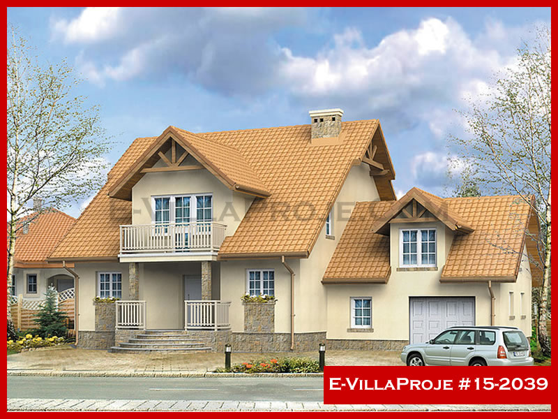 CKV-15-2039 280 m2 5+1 2 Katlı (Dubleks) Çelik Konstrüksiyon Villa Modeli