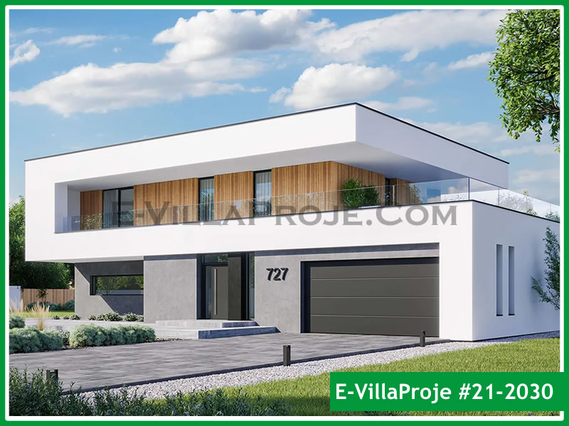 CKV-21-2030 281 m2 5+1 2 Katlı (Dubleks) Çelik Konstrüksiyon Villa Modeli
