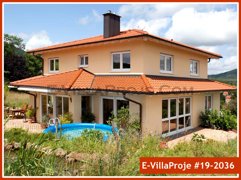 CKV-19-2036 284 m2 5+1 2 Katlı (Dubleks) Çelik Konstrüksiyon Villa Modeli
