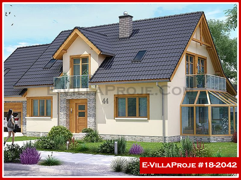 CKV-18-2042 285 m2 5+1 2 Katlı (Dubleks) Çelik Konstrüksiyon Villa Modeli