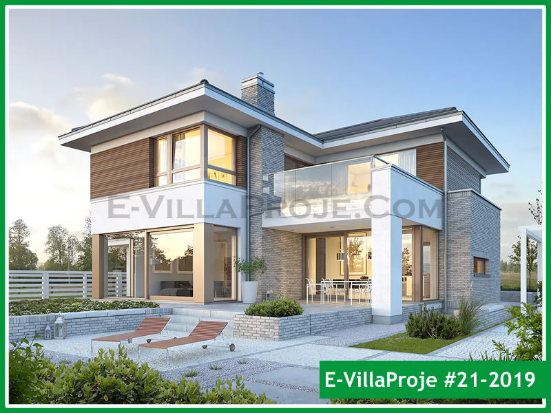 CKV-21-2019 287 m2 5+1 2 Katlı (Dubleks) Çelik Konstrüksiyon Villa Modeli
