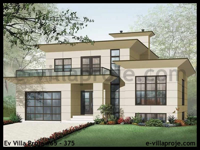 CKV-65-375 290 m2 5+1 2 Katlı (Dubleks) Çelik Konstrüksiyon Villa Modeli
