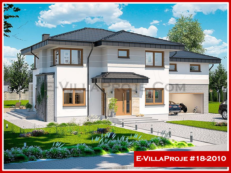CKV-18-2010 297 m2 5+1 2 Katlı (Dubleks) Çelik Konstrüksiyon Villa Modeli