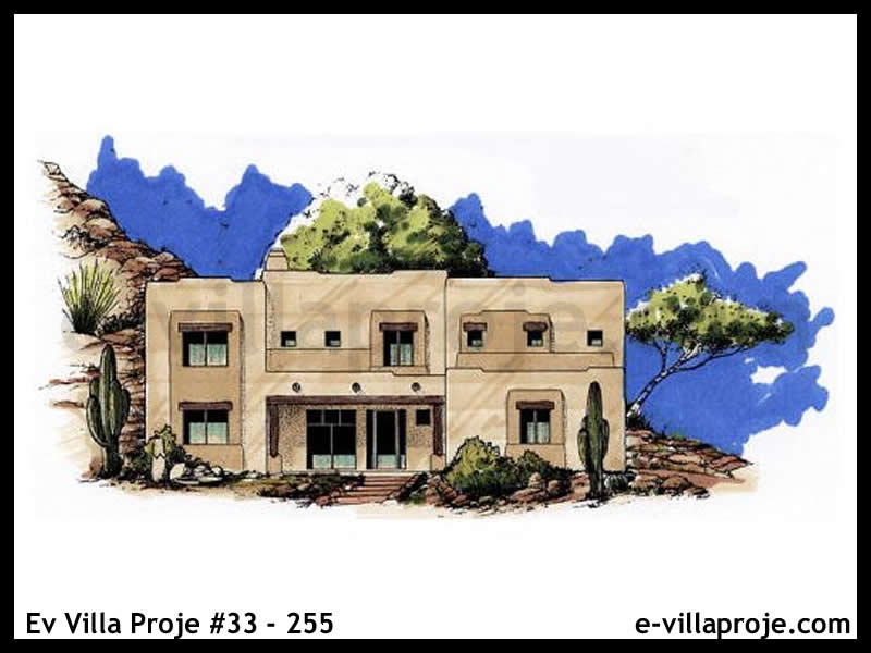CKV-33-255 309 m2 5+1 2 Katlı (Dubleks) Çelik Konstrüksiyon Villa Modeli