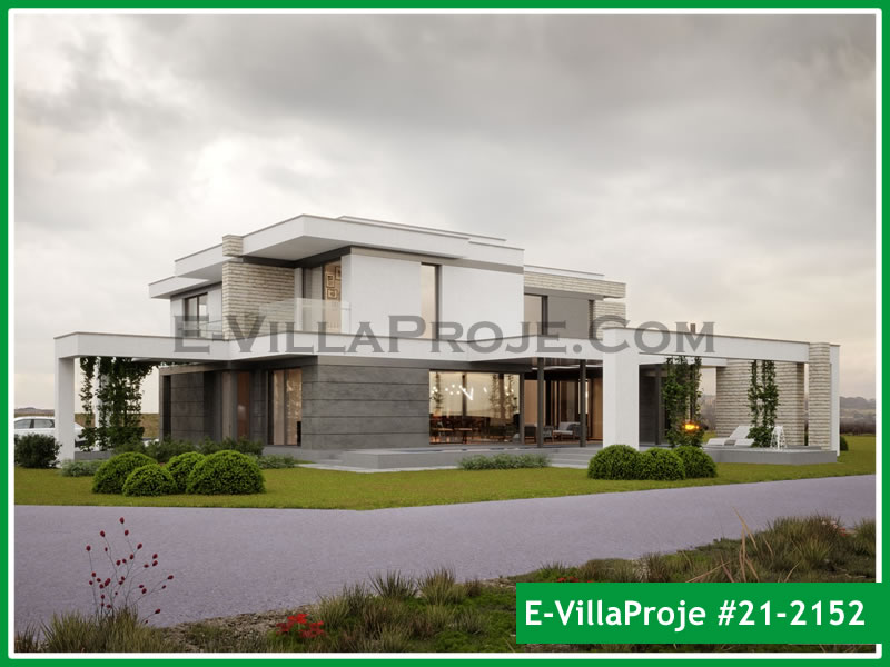 CKV-21-2152 316 m2 5+1 2 Katlı (Dubleks) Çelik Konstrüksiyon Villa Modeli