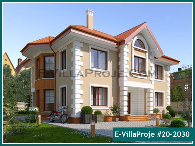 CKV-20-2030 335 m2 5+1 2 Katlı (Dubleks) Çelik Konstrüksiyon Villa Modeli