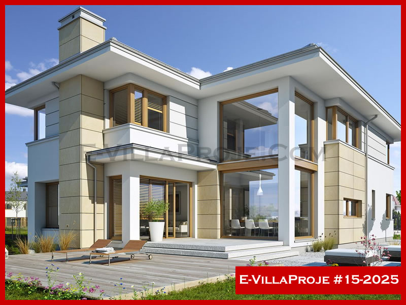 CKV-15-2025 336 m2 5+1 2 Katlı (Dubleks) Çelik Konstrüksiyon Villa Modeli