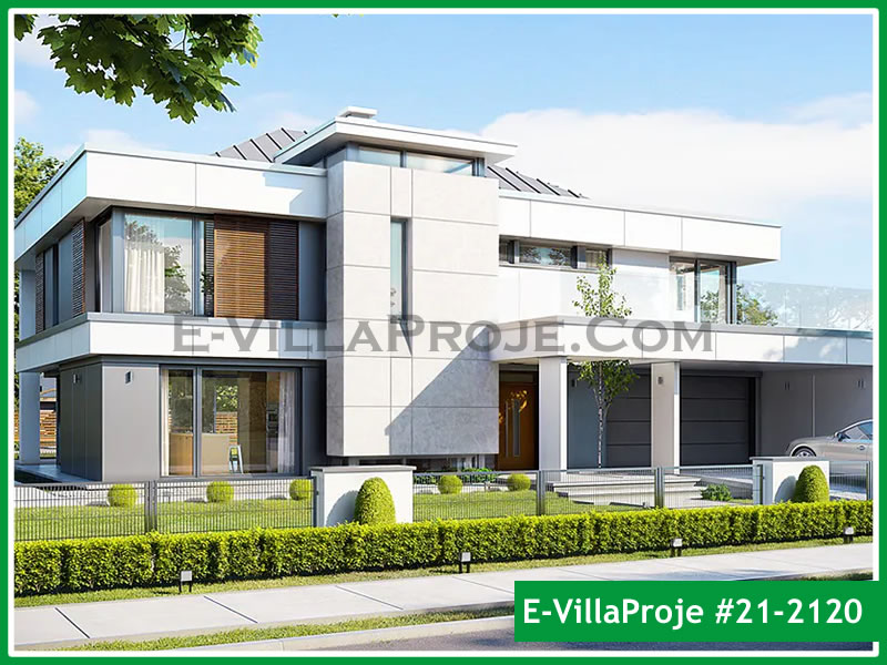 CKV-21-2120 355 m2 5+1 2 Katlı (Dubleks) Çelik Konstrüksiyon Villa Modeli