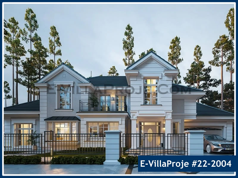 CKV-22-2004 371 m2 5+1 2 Katlı (Dubleks) Çelik Konstrüksiyon Villa Modeli