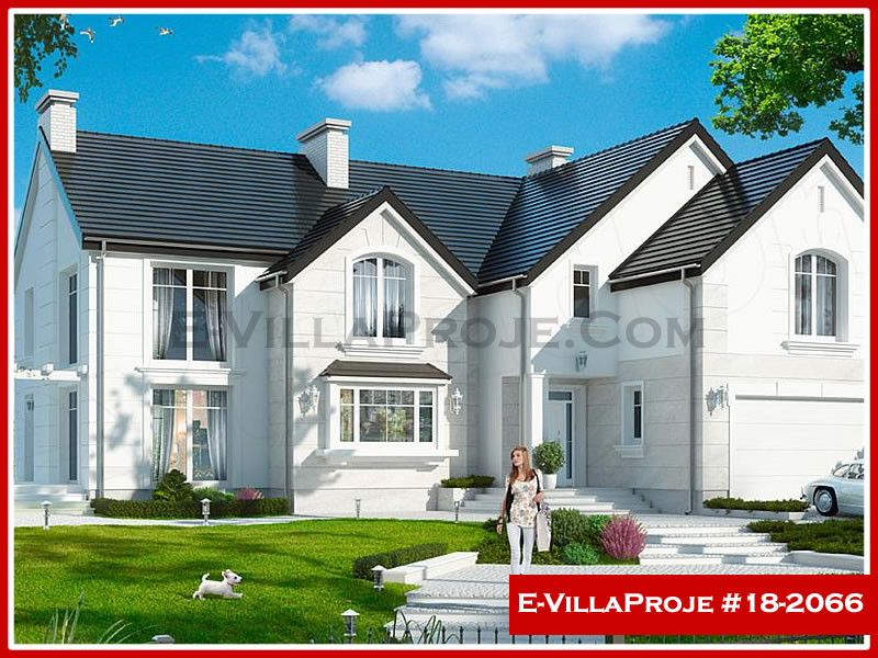 CKV-18-2066 383 m2 5+1 2 Katlı (Dubleks) Çelik Konstrüksiyon Villa Modeli
