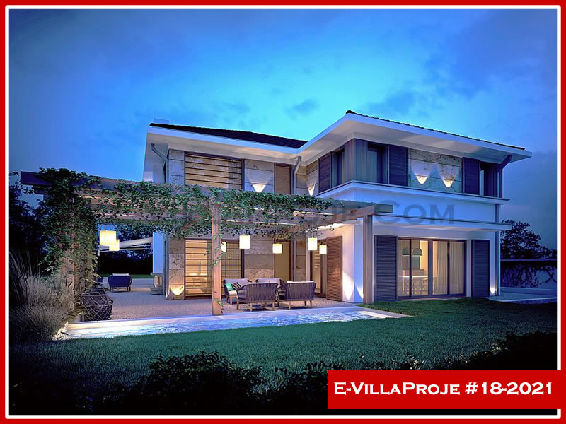 CKV-18-2021 391 m2 5+1 2 Katlı (Dubleks) Çelik Konstrüksiyon Villa Modeli