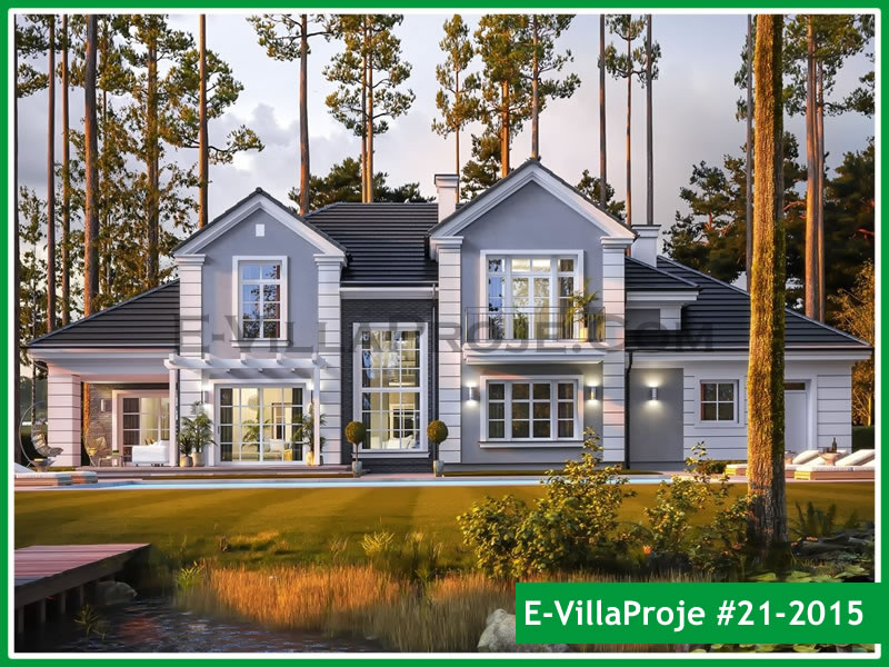 CKV-21-2015 393 m2 5+1 2 Katlı (Dubleks) Çelik Konstrüksiyon Villa Modeli