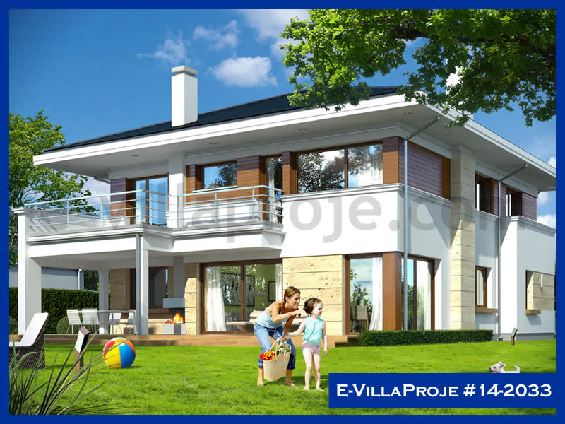 CKV-14-2033 408 m2 5+1 2 Katlı (Dubleks) Çelik Konstrüksiyon Villa Modeli