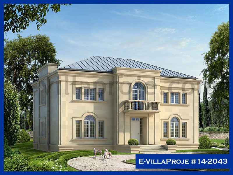 CKV-14-2043 414 m2 5+1 2 Katlı (Dubleks) Çelik Konstrüksiyon Villa Modeli