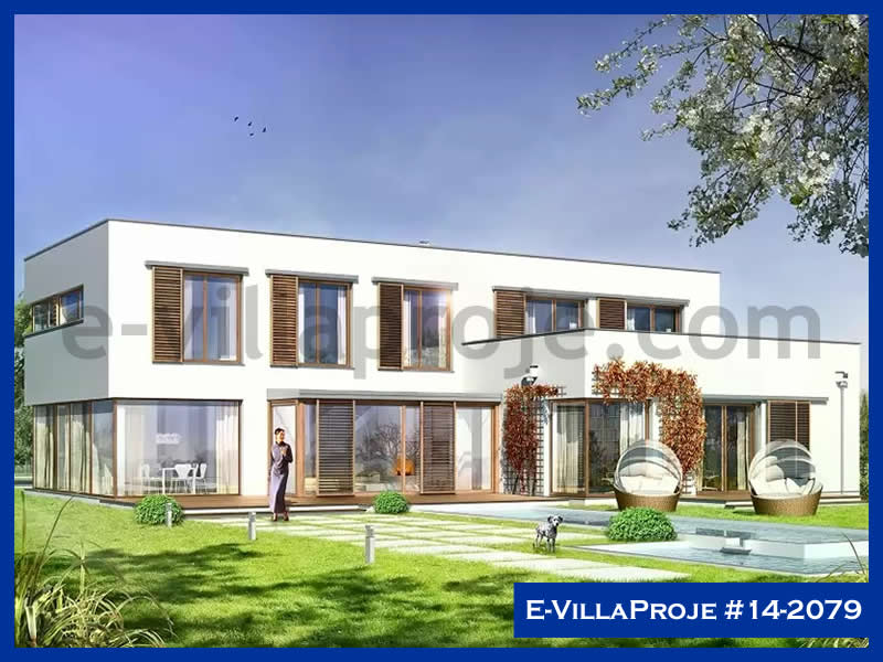 CKV-14-2079 436 m2 5+1 2 Katlı (Dubleks) Çelik Konstrüksiyon Villa Modeli