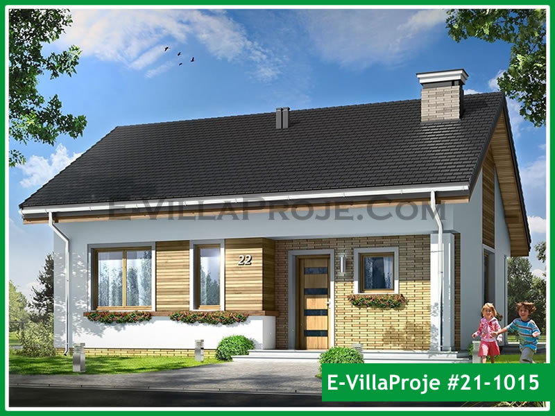 CKV-21-1015 83 m2 2+1 Tek Katlı Çelik Konstrüksiyon Villa Modeli