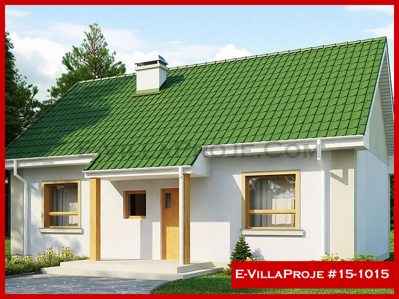 CKV-15-1015 88 m2 2+1 Tek Katlı Çelik Konstrüksiyon Villa Modeli
