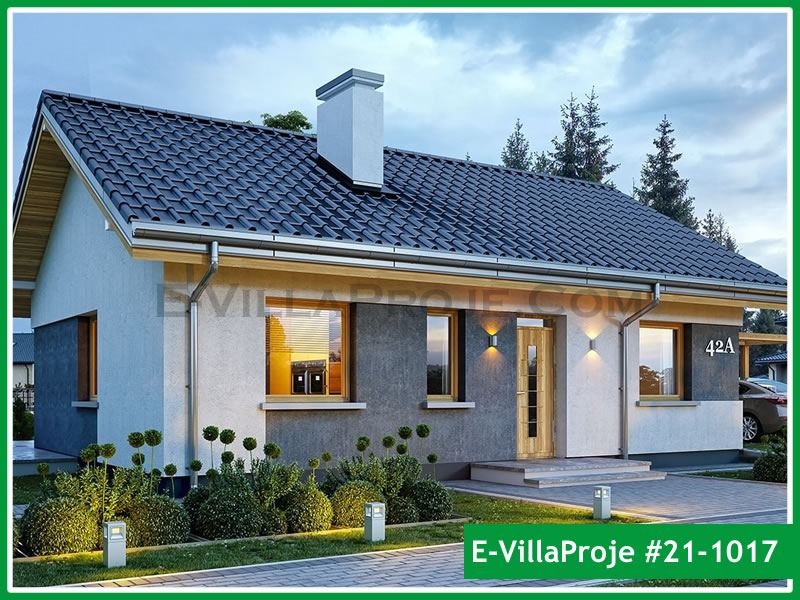 CKV-21-1017 88 m2 2+1 Tek Katlı Çelik Konstrüksiyon Villa Modeli