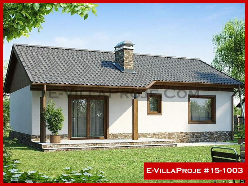 CKV-15-1003 92 m2 2+1 Tek Katlı Çelik Konstrüksiyon Villa Modeli