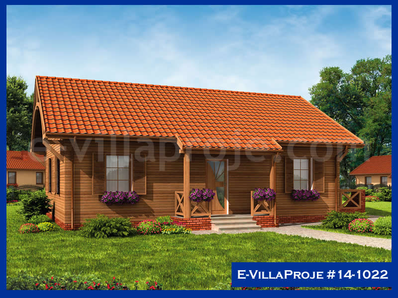 CKV-14-1022 96 m2 2+1 Tek Katlı Çelik Konstrüksiyon Villa Modeli