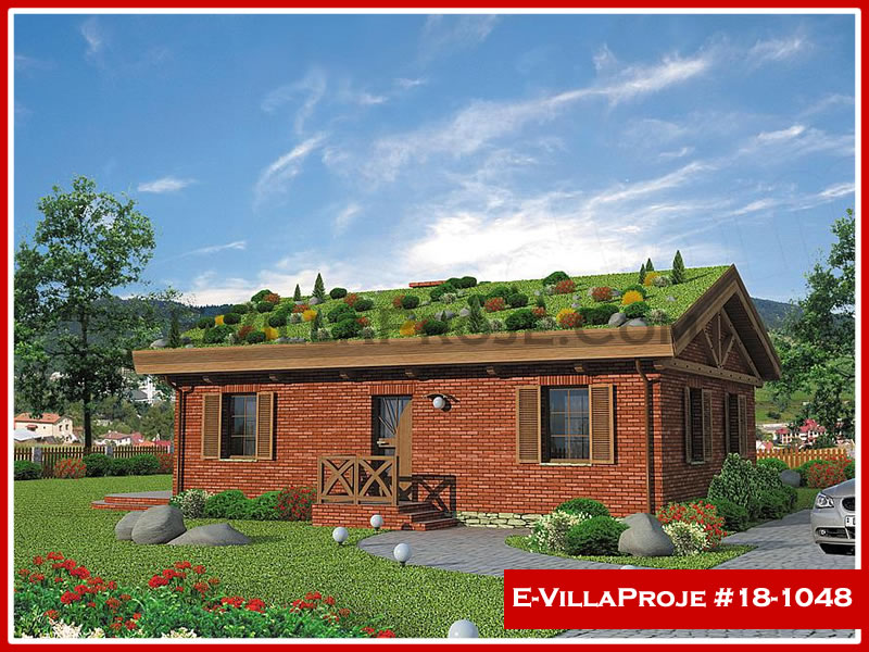 CKV-18-1048 96 m2 2+1 Tek Katlı Çelik Konstrüksiyon Villa Modeli